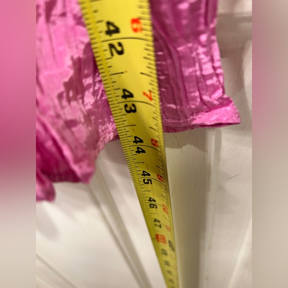 J. Crew Pink Crinkle High Neck Sheath Dress. Size 0 NWOT - Picture 8 of 9